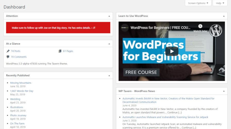 mission-ctrl-dashboard Blockify the WordPress Dashboard with the Mission Ctrl Plugin design tips 