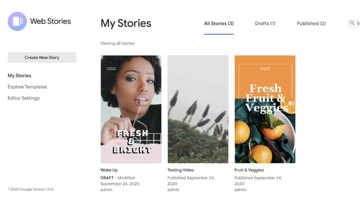 web-stories-dashboard Using the Web Stories for WordPress Plugin? You Better Play By Google’s Rules design tips 