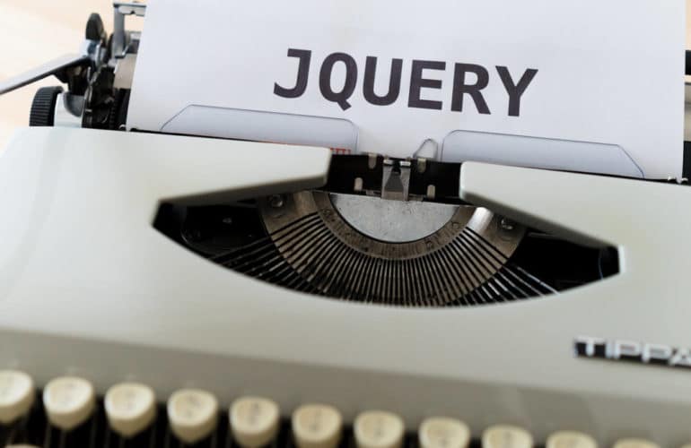 jquery-typewriter-770x500 WordPress 5.6 Will Ship With Another Major jQuery Change design tips 