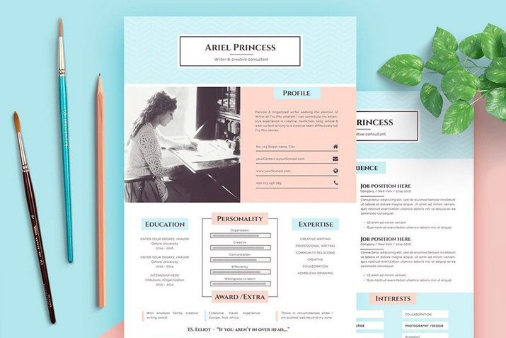 best-pages-resume-cv-templates 35+ Best Pages Resume & CV Templates 2021 design tips 