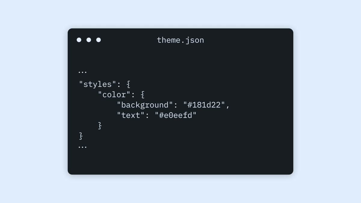 themejson-1 Configuring Theme Design with theme.json WPDev News 