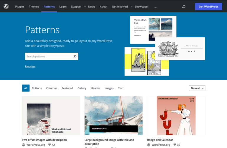 home-patterns-770x500 The Month in WordPress – March 2022 WPDev News 