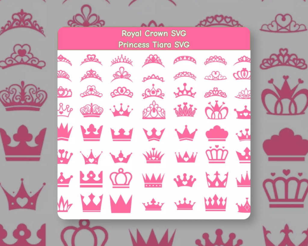 1-Princess-Tiara-SVG-Files-1024x819 7 Versatile Royal Crowns for Your Project Corporate design tips 