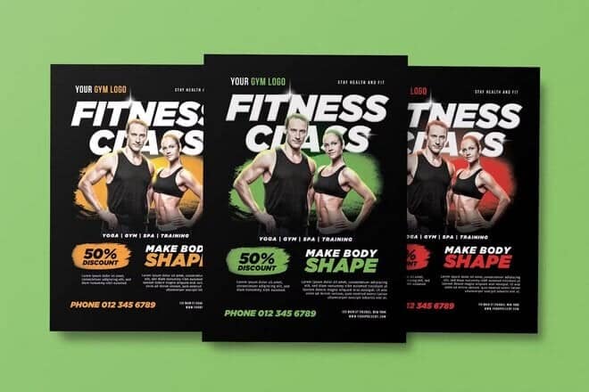 gym-flyers 25+ Best Gym & Fitness Flyer Templates in 2024 design tips 