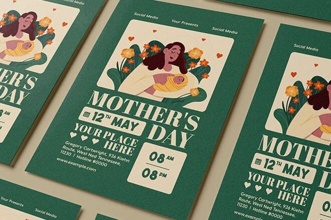 mothers-day-card-template-1 20+ Best Mother’s Day Card Templates (+ Invitations, Flyers & More) design tips 