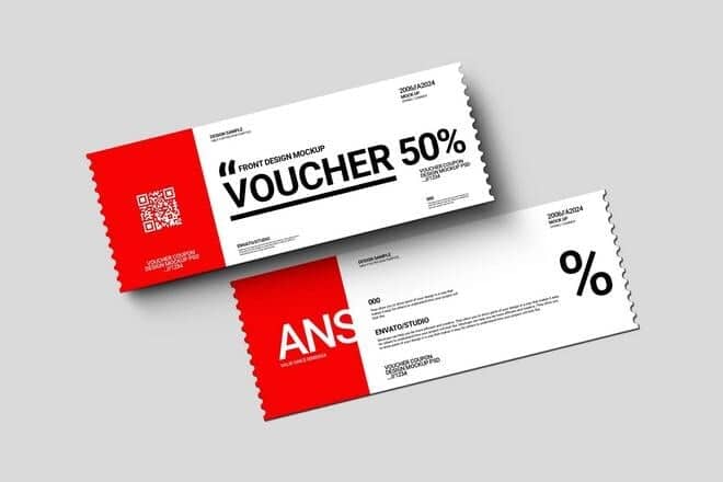 voucher-templates 20+ Voucher Mockup Graphic Templates (PSD, AI & More) design tips 