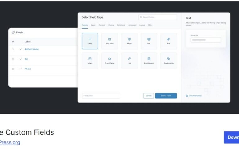 SCF-770x500 WordPress.org Releases New ‘Secure Custom Fields’ Plugin With ACF Pro Features design tips 