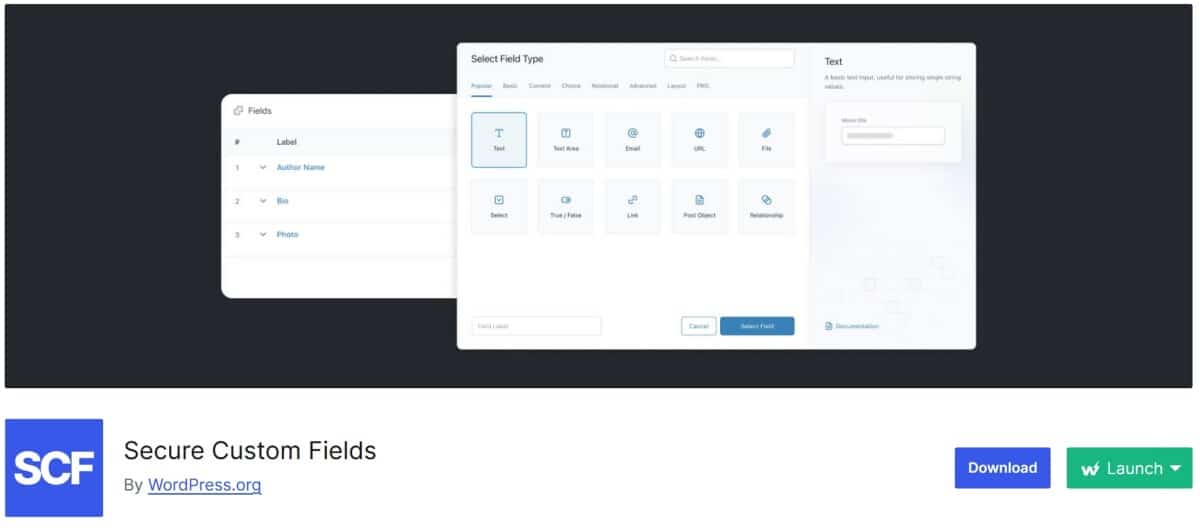 SCF WordPress.org Releases New ‘Secure Custom Fields’ Plugin With ACF Pro Features design tips 